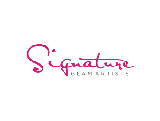 Signature Glam Artists logo design by agil