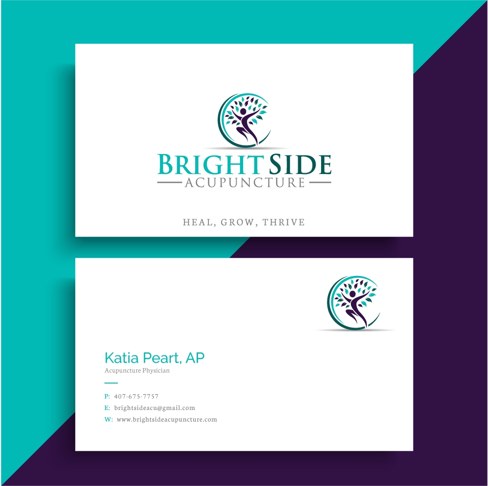 Bright Side Acupuncture logo design by nehel
