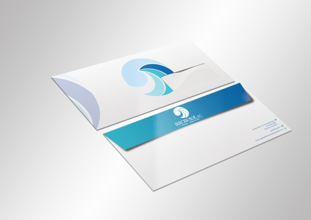 Aurora Blue, LLC logo design by aamir