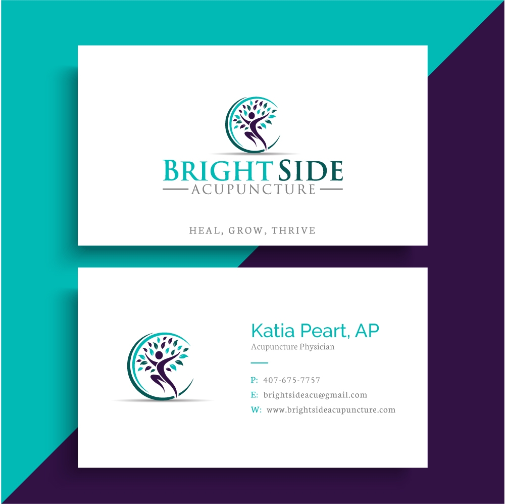 Bright Side Acupuncture logo design by nehel