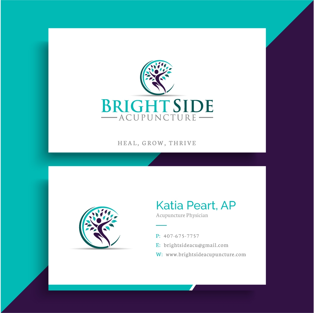 Bright Side Acupuncture logo design by nehel