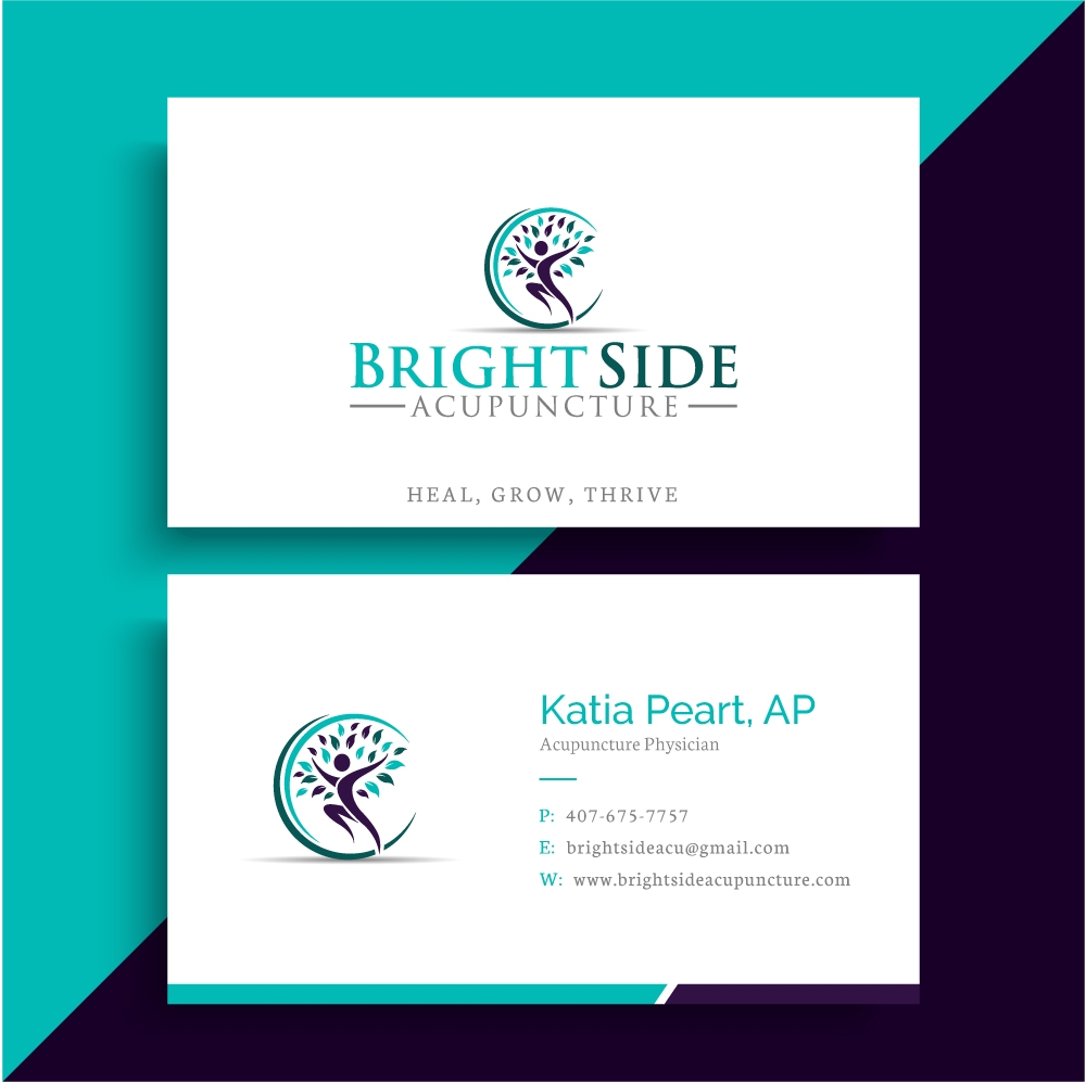 Bright Side Acupuncture logo design by nehel