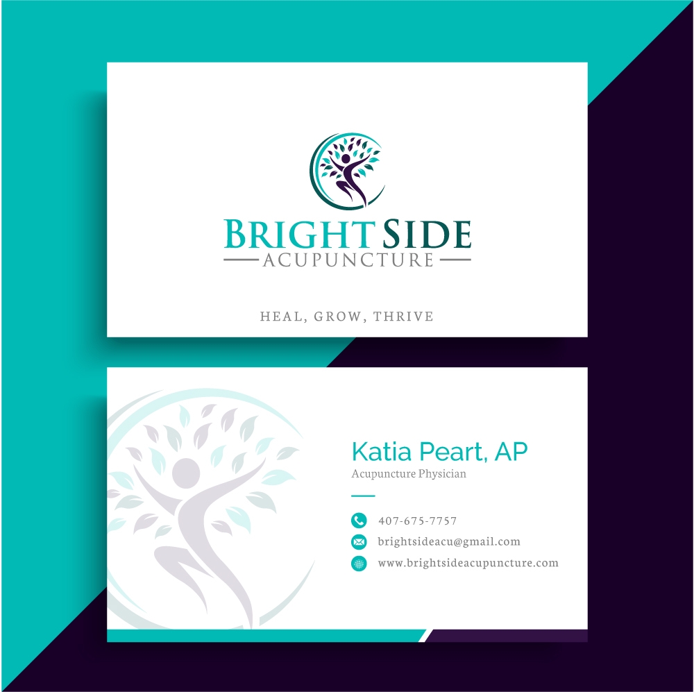 Bright Side Acupuncture logo design by nehel