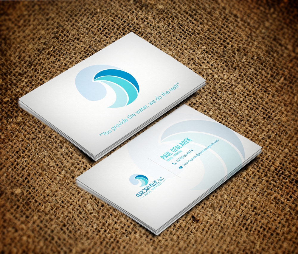 Aurora Blue, LLC logo design by grea8design