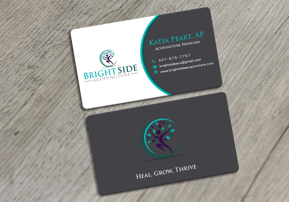 Bright Side Acupuncture logo design by jhunior