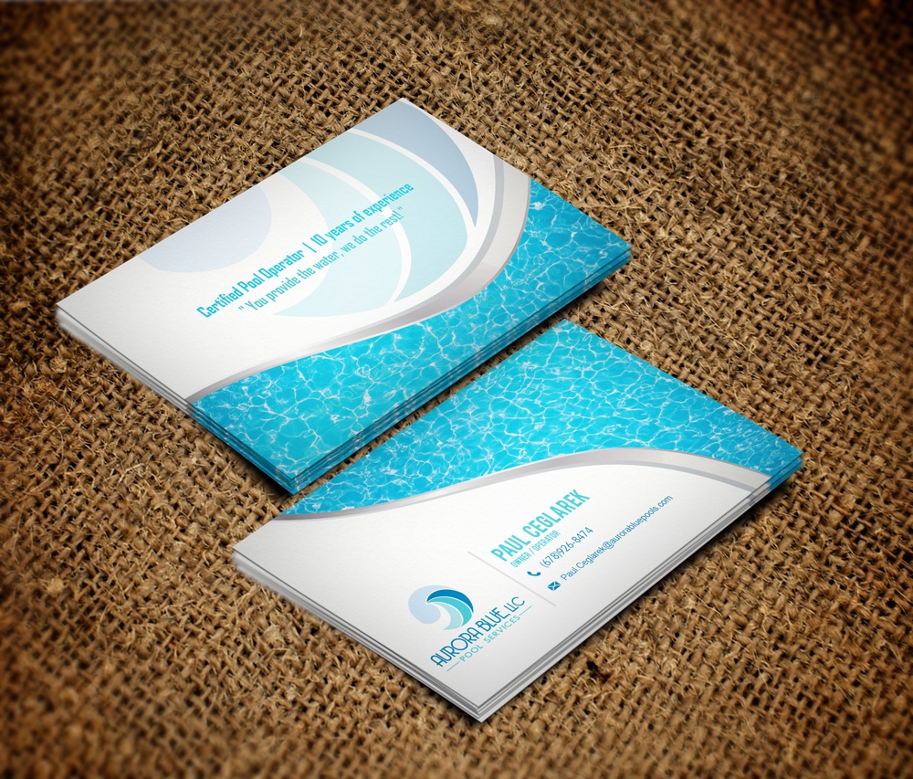 Aurora Blue, LLC logo design by grea8design