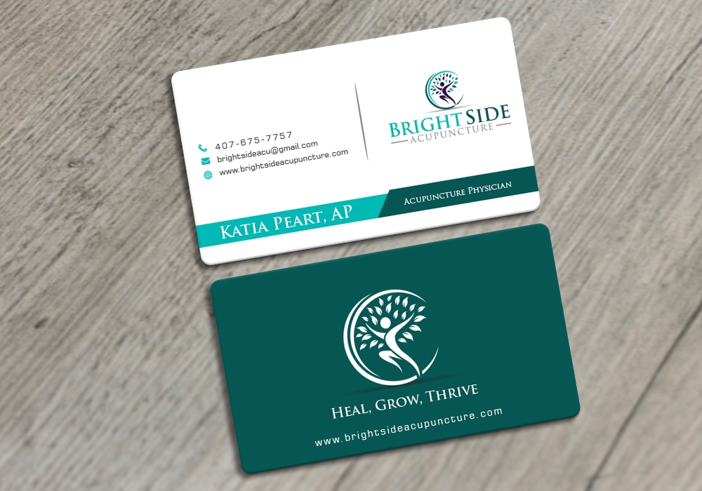 Bright Side Acupuncture logo design by jhunior