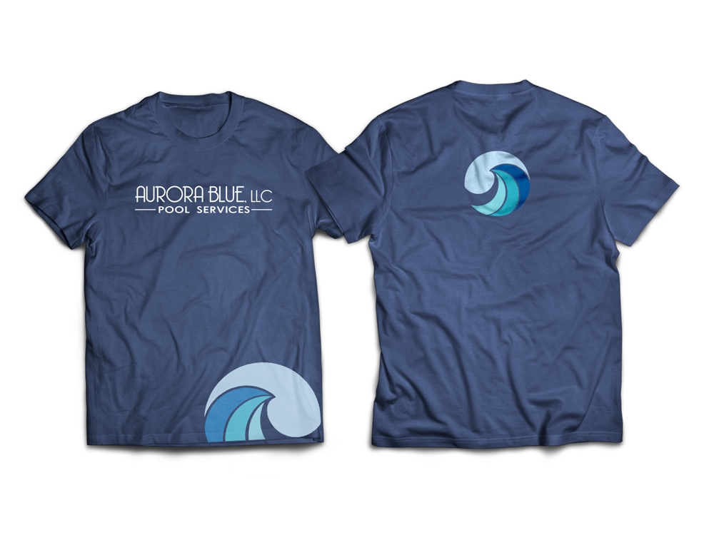 Aurora Blue, LLC logo design by grea8design