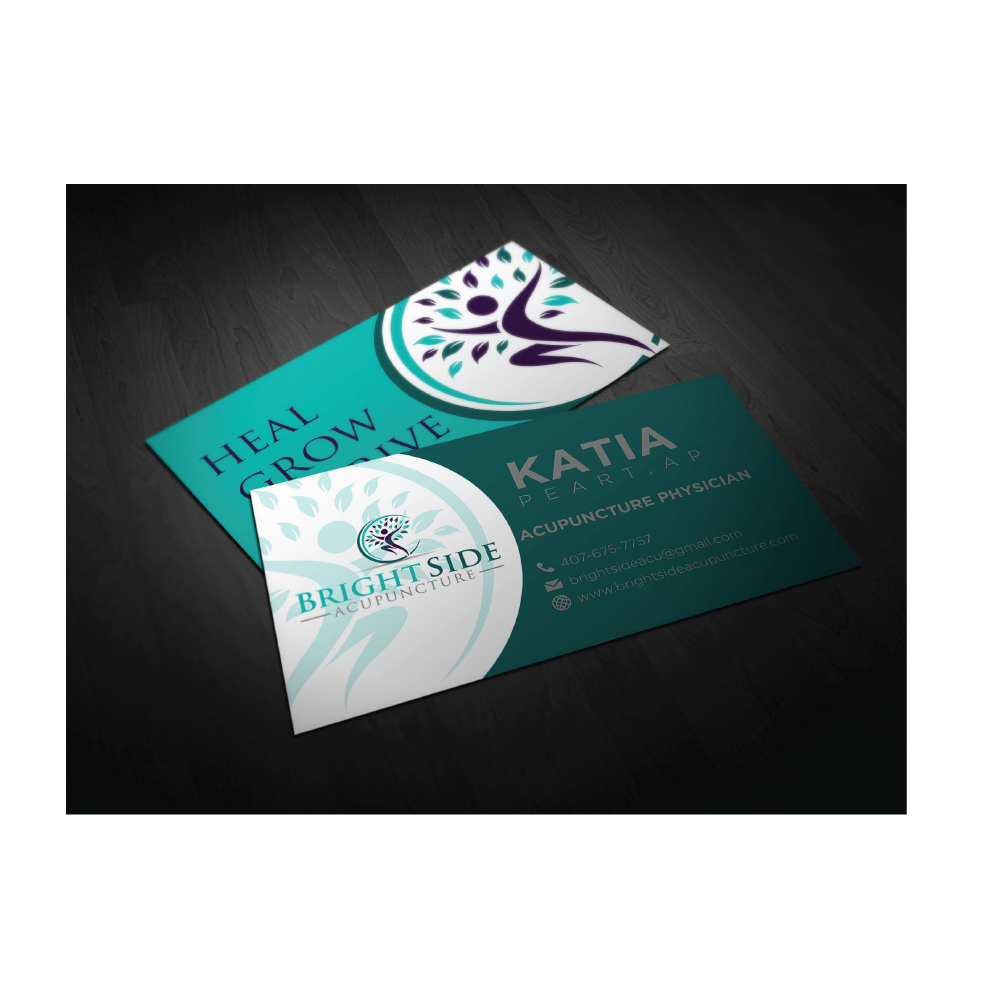 Bright Side Acupuncture logo design by ediwa