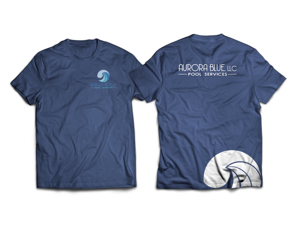 Aurora Blue, LLC logo design by grea8design