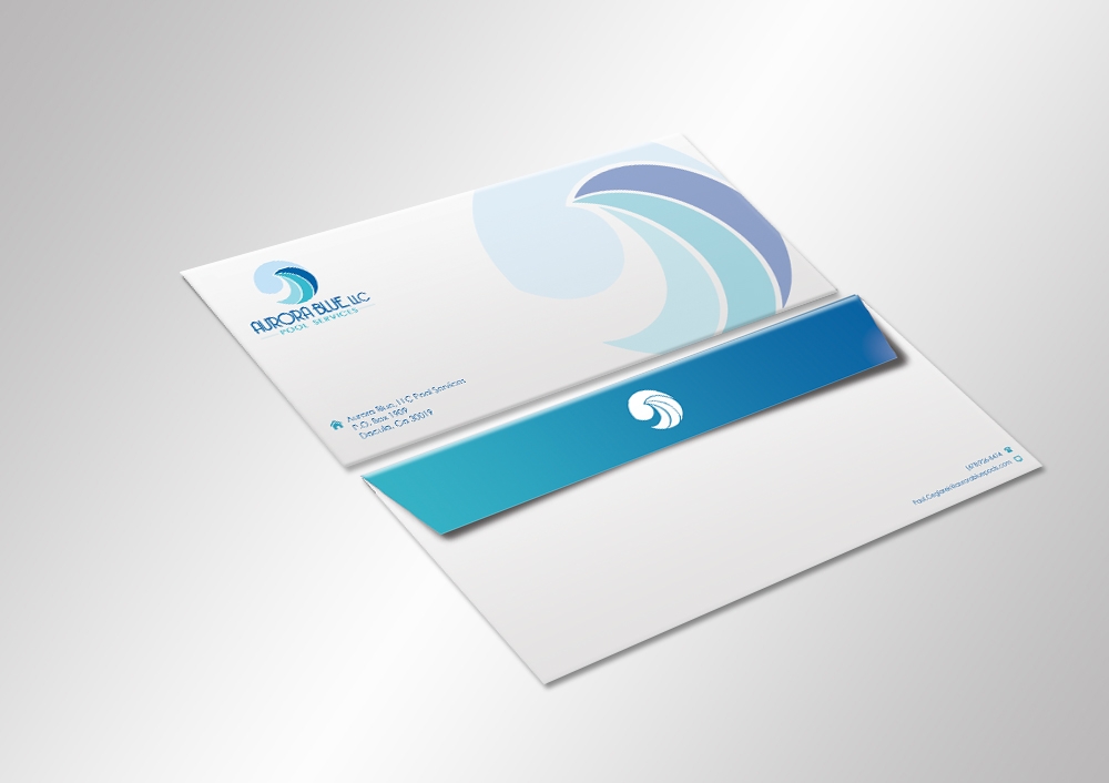 Aurora Blue, LLC logo design by aamir