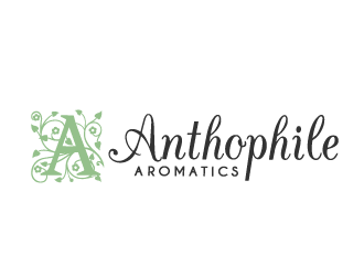 A N T H O P H I L E Aromatics  logo design by akilis13