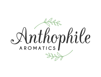 A N T H O P H I L E Aromatics  logo design by akilis13