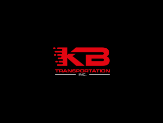 KB Transportation INC. logo design by ammad