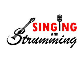 Singing and Strumming logo design by coco