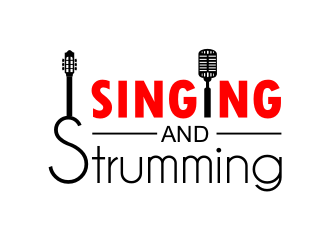 Singing and Strumming logo design by coco