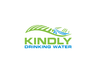Kindly Drinking Water logo design by giphone
