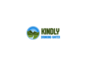 Kindly Drinking Water logo design by kanal