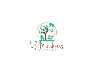 Lil’ Munchkins Daycare logo design by dasam