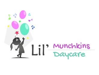 Lil’ Munchkins Daycare logo design by Arrs