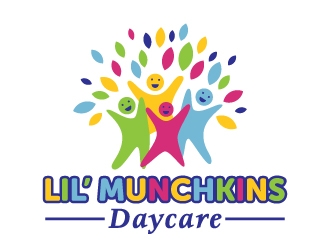 Lil’ Munchkins Daycare logo design by Radovan