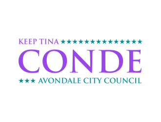 Keep Tina Conde Avondale City Council logo design by IrvanB
