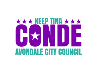 Keep Tina Conde Avondale City Council logo design by done