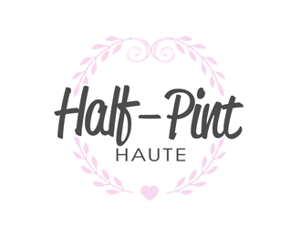 Half-Pint Haute logo design by kunejo