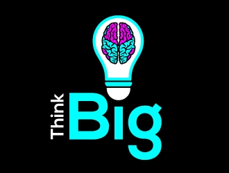 Think Big Podcast logo design by xzieodesigns