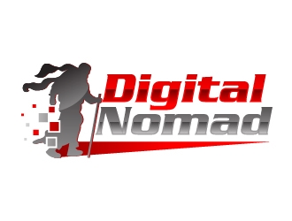 Digital Nomad logo design by Dddirt