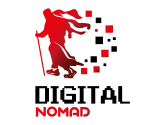 Digital Nomad logo design by prodesign