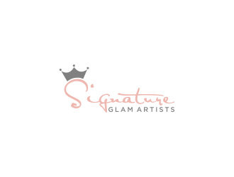 Signature Glam Artists logo design by p0peye