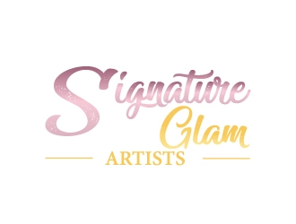 Signature Glam Artists logo design by samuraiXcreations