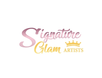 Signature Glam Artists logo design by samuraiXcreations