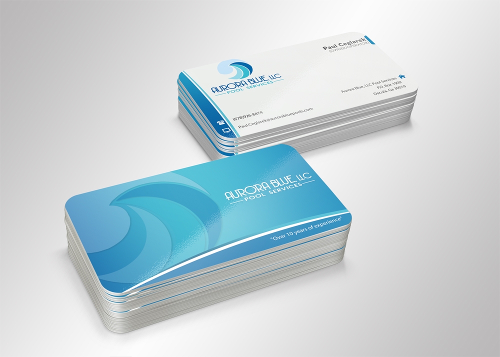 Aurora Blue, LLC logo design by aamir