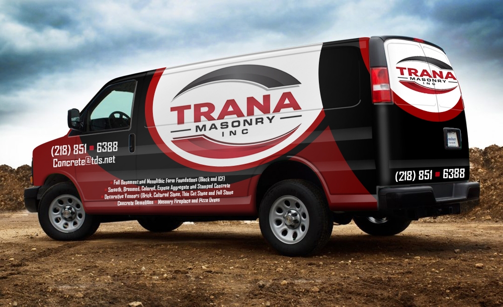 Trana Masonry Inc. logo design by scriotx