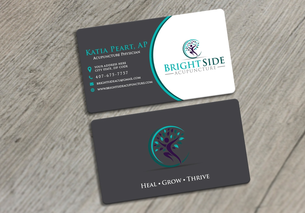 Bright Side Acupuncture logo design by jhunior