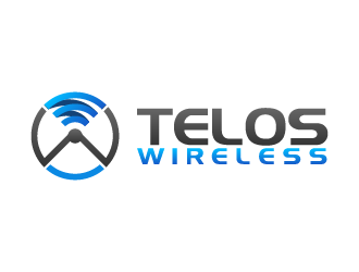 Telos Wireless logo design by BrightARTS