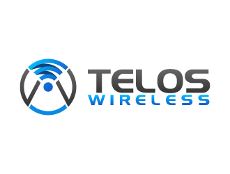Telos Wireless logo design by BrightARTS