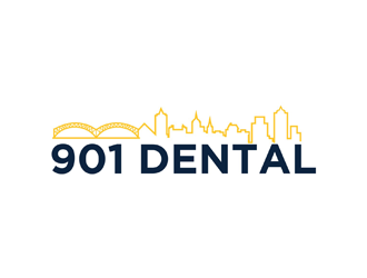 901 Dental logo design by ndaru