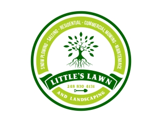 Little’s Lawn & Landscaping  logo design by cikiyunn