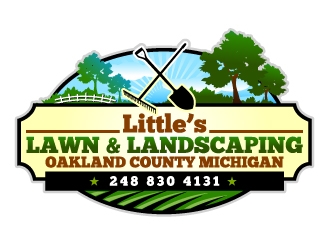 Little’s Lawn & Landscaping  logo design by aRBy