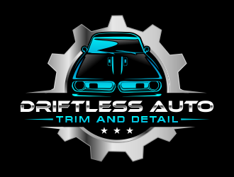 Driftless Auto Trim and Detail logo design by kopipanas