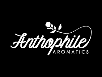 A N T H O P H I L E Aromatics  logo design by akilis13