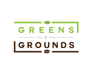 Greens & Grounds logo design by grea8design