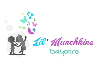 Lil’ Munchkins Daycare logo design by Arrs