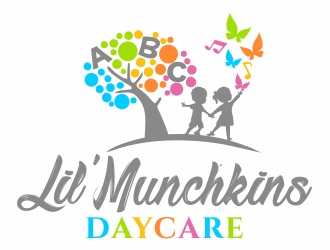 Lil’ Munchkins Daycare logo design by nikkiblue