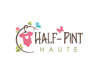 Half-Pint Haute logo design by yaya2a