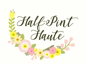Half-Pint Haute logo design by Radovan