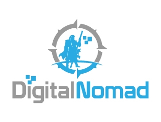 Digital Nomad logo design by jaize